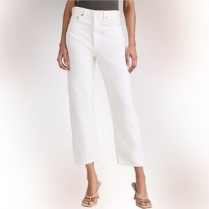 AGOLDE ‘90s Crop Loose Straight Leg Organic Cotton Jeans - size 27